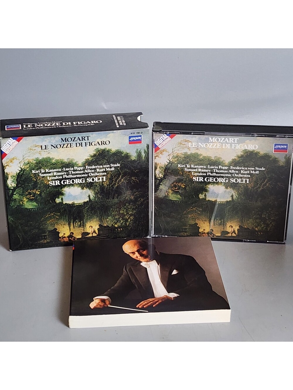 Mozart: Le Nozze di Figaro Sir Georg Solti 3 CD Set London Decca 410 150-2 Opera